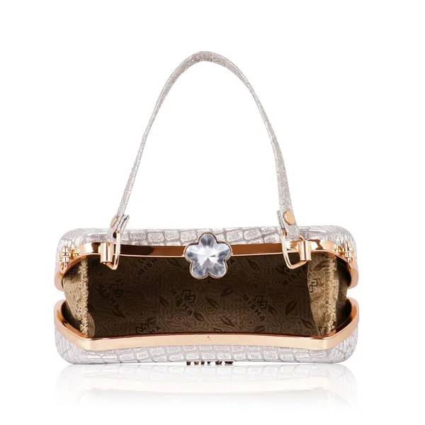 Silver_Faux_Leather_Blush_Croco_Luxe_Clutch_For_Women_&_Girls_(21_X_3_X_13_Cm)