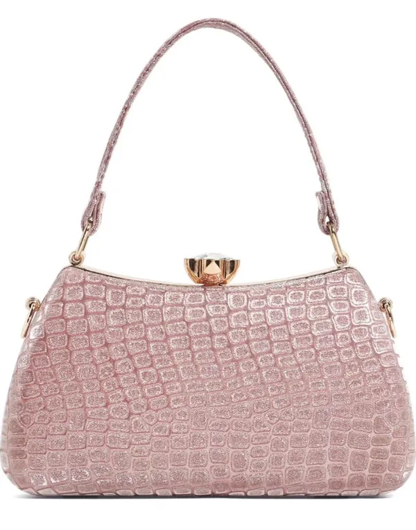 Pink_Faux_Leather_Blush_Croco_Luxe_Clutch_