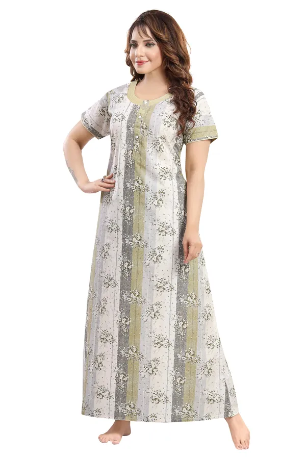 Beige_Cambric_Cotton_Nighty_for_Women