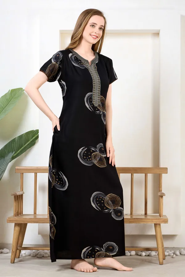 Black_abstract_embroidered__A-line_Alpine__Nighty_for_Women