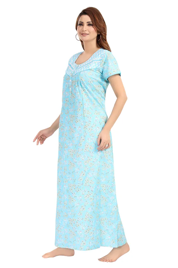 Blue_Cambric_Cotton_Nighty_for_Women