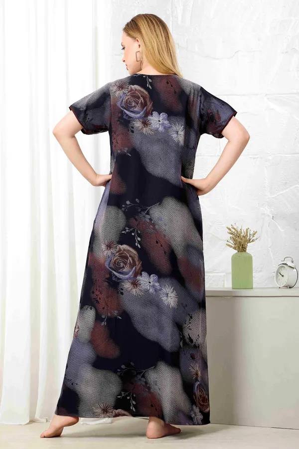 Blue_floral_embroidered__A-line_Alpine__Nighty_for_Women