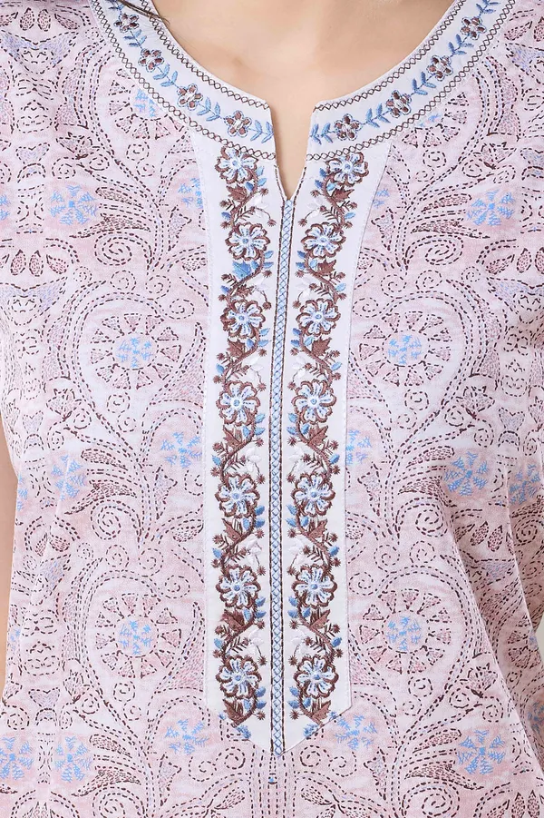 Brown_pure_Cotton__Nighty_for_Women