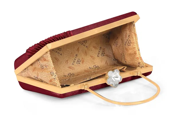 Maroon_Crystal_Radiance_Clutch_For_Women_With_Handle_And_Chain_Strap_For_Women_&_Girls_(22_X_10_X_17.5_Cm)