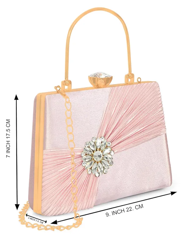 Pink_Crystal_Radiance_Clutch_For_Women_With_Handle_And_Chain_Strap_For_Women_&_Girls_(22_X_10_X_17.5_Cm)