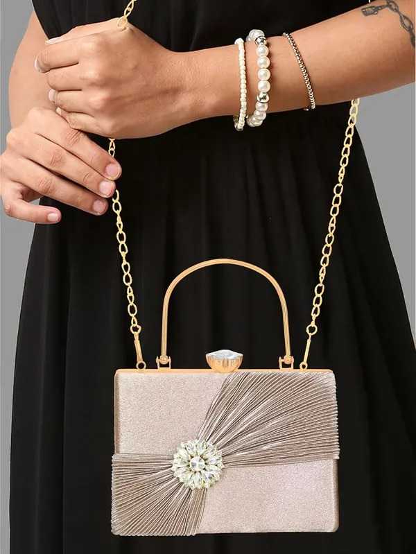 Rose_Gold_Crystal_Radiance_Clutch_For_Women_With_Handle_And_Chain_Strap_For_Women_&_Girls_(22_X_10_X_17.5_Cm)
