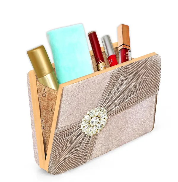 Rose_Gold_Crystal_Radiance_Clutch_For_Women_With_Handle_And_Chain_Strap_For_Women_&_Girls_(22_X_10_X_17.5_Cm)