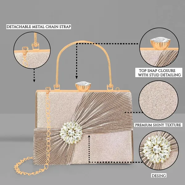 Rose_Gold_Crystal_Radiance_Clutch_For_Women_With_Handle_And_Chain_Strap_For_Women_&_Girls_(22_X_10_X_17.5_Cm)
