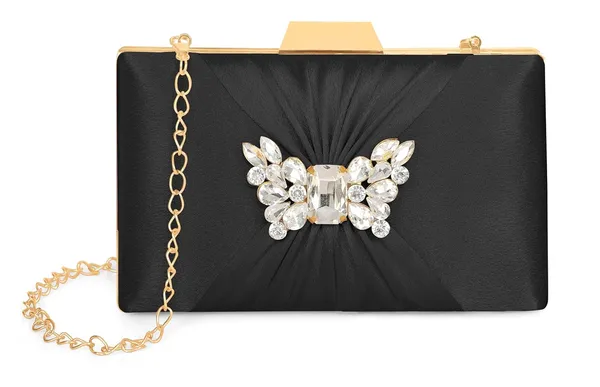 Black_Sophisticated_Satin_Clutch_With_Straight_Diamond_And_Removable_Chain_Strap_For_Women_&_Girls_(22_X_10_X_15_Cm)