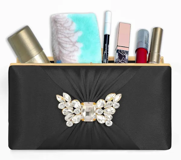 Black_Sophisticated_Satin_Clutch_With_Straight_Diamond_And_Removable_Chain_Strap_For_Women_&_Girls_(22_X_10_X_15_Cm)