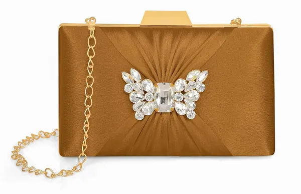 Brown_Sophisticated_Satin_Clutch_With_Straight_Diamond_And_Removable_Chain_Strap_For_Women_&_Girls_(22_X_10_X_15_Cm)