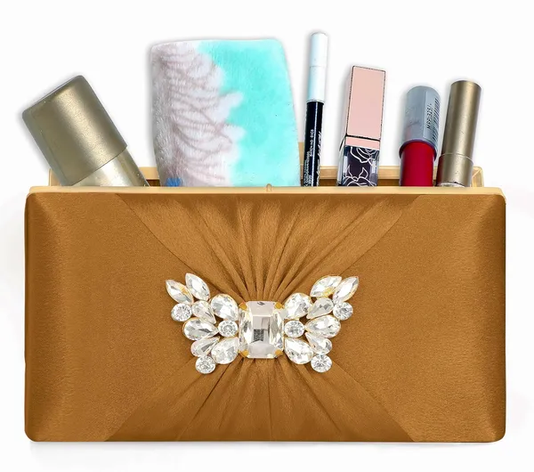 Brown_Sophisticated_Satin_Clutch_With_Straight_Diamond_And_Removable_Chain_Strap_For_Women_&_Girls_(22_X_10_X_15_Cm)
