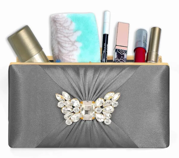 Grey_Sophisticated_Satin_Clutch_With_Straight_Diamond_And_Removable_Chain_Strap_For_Women_&_Girls_(22_X_10_X_15_Cm)