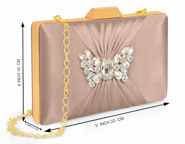 Rose_Gold_Sophisticated_Satin_Clutch_With_Straight_Diamond_And_Removable_Chain_Strap_For_Women_&_Girls_(22_X_10_X_15_Cm)
