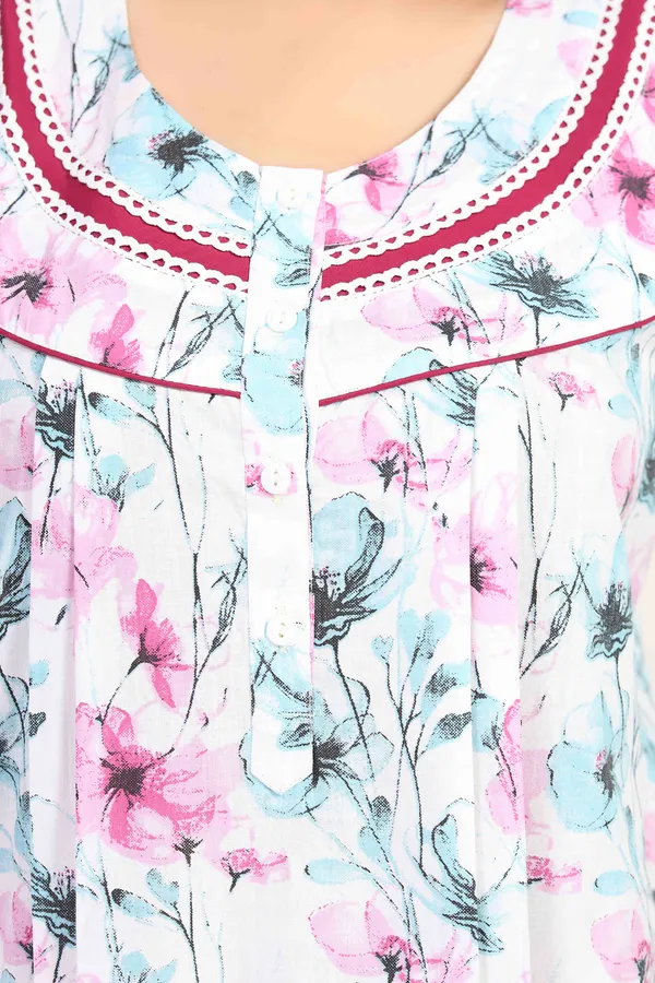 Cherry_Cotton_floral__Nighty_for_Women