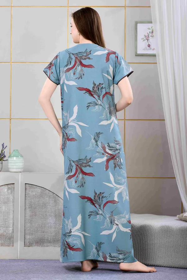Coral_blue_floral_embroidered__A-line_Alpine__Nighty_for_Women
