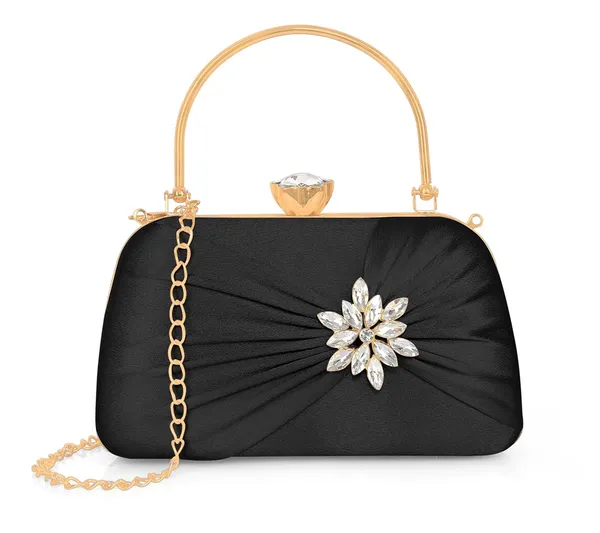 Black_Premium_Satin_With_Shiny_Texture_Diamond_Clutch_For_Women_&_Girls_(22_X_10_X_15_Cm)