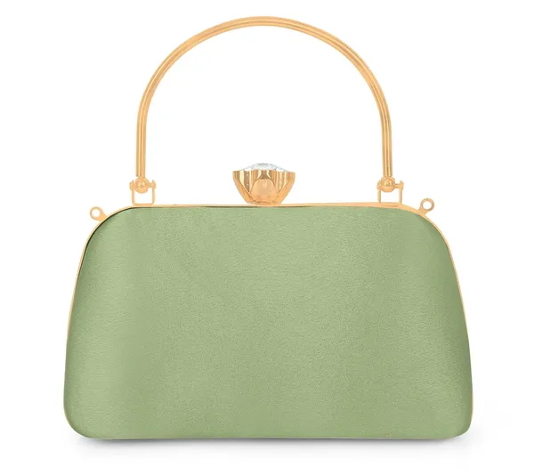 Green_Radiance_Flower_Diamond_Satin_Clutch_For_Women_&_Girls_(22_X_10_X_15_Cm)