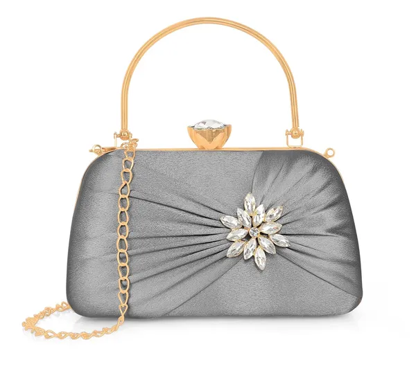 Grey_Premium_Satin_With_Shiny_Texture_Diamond_Clutch_For_Women_&_Girls_(22_X_10_X_15_Cm)