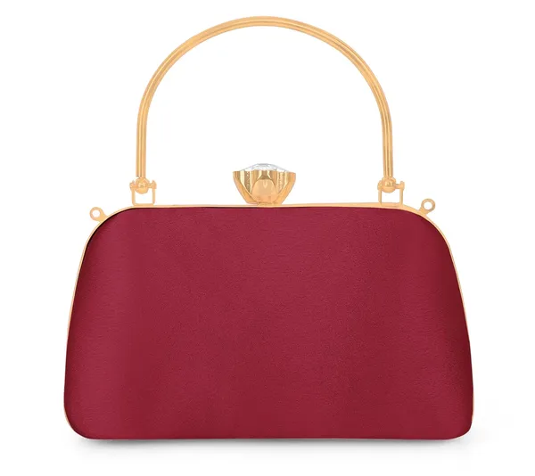 Maroon_Radiance_Flower_Diamond_Satin_Clutch_For_Women_&_Girls_(22_X_10_X_15_Cm)