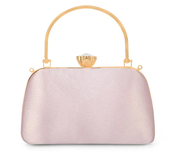 Pink_Premium_Satin_With_Shiny_Texture_Diamond_Clutch_For_Women_&_Girls_(22_X_10_X_15_Cm)