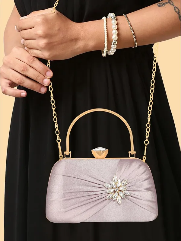 Rose_Gold_Radiance_Flower_Diamond_Satin_Clutch_For_Women_&_Girls_(22_X_10_X_15_Cm)