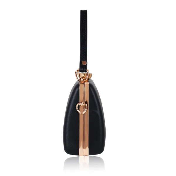 Black_Faux_Leather_Dazzling_Mirage_Clutch_For_Women_&_Girls_(18.6_X_7_X_12.5_Cm)