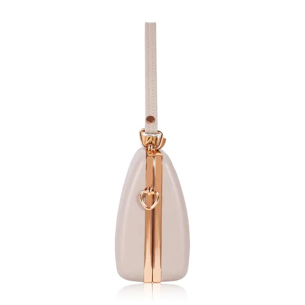 Cream_Faux_Leather_Dazzling_Mirage_Clutch_For_Women_&_Girls_(18.6_X_7_X_12.5_Cm)