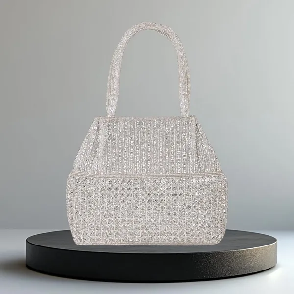 Silver_Satin_Dazzle_Luxe_Magnetic_Closure_Handbag_For_Women_&_Girls_(18_X_6_X_16_Cm)