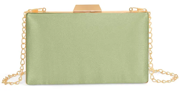 Green_Premium_Satin_With_Shiny_Texture_Diamond_Clutch_For_Women_&_Girls_(22_X_10_X_15_Cm)
