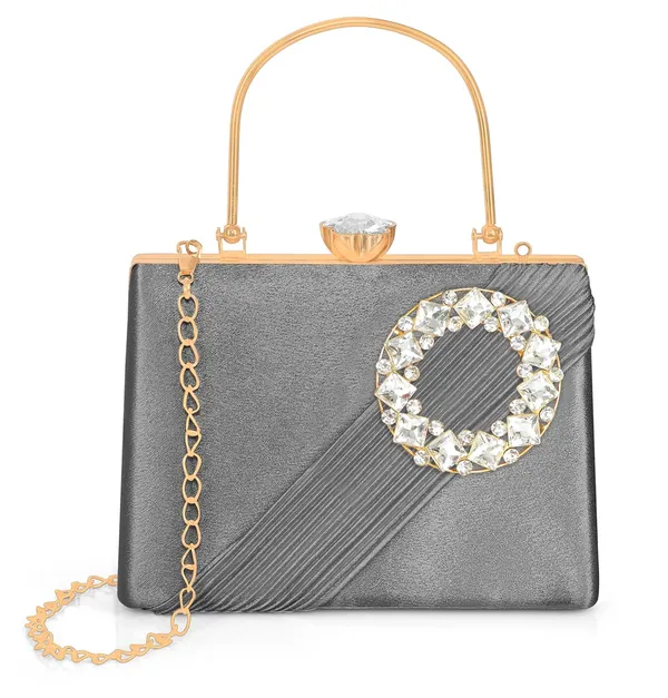 Grey_Radiant_Halo_Satin_Clutch_For_Women_&_Girls_(22_X_10_X_17.5_Cm)
