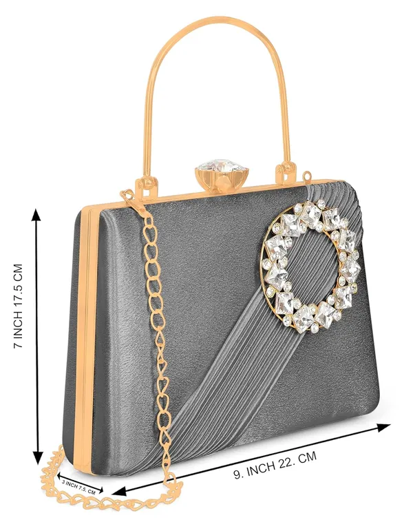 Grey_Radiant_Halo_Satin_Clutch_For_Women_&_Girls_(22_X_10_X_17.5_Cm)