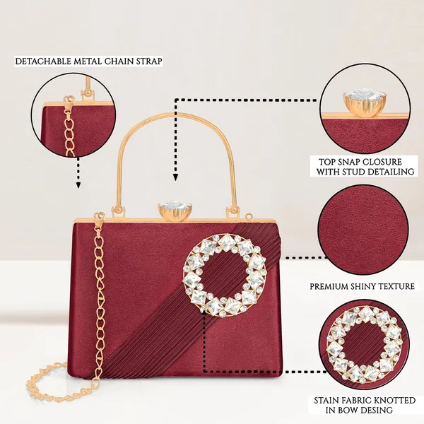 Maroon_Radiant_Halo_Satin_Clutch_For_Women_&_Girls_(22_X_10_X_17.5_Cm)