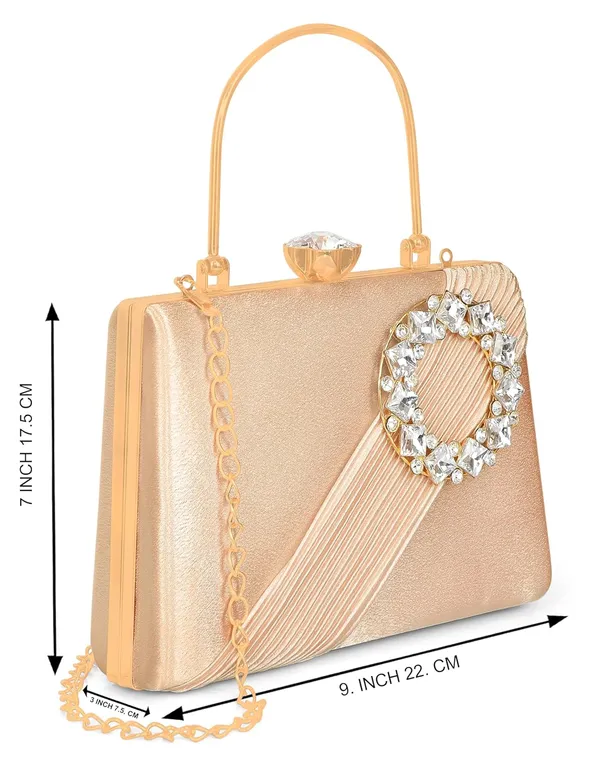Peach_Radiant_Halo_Satin_Clutch_For_Women_&_Girls_(22_X_10_X_17.5_Cm)