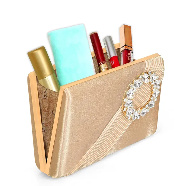 Peach_Radiant_Halo_Satin_Clutch_For_Women_&_Girls_(22_X_10_X_17.5_Cm)
