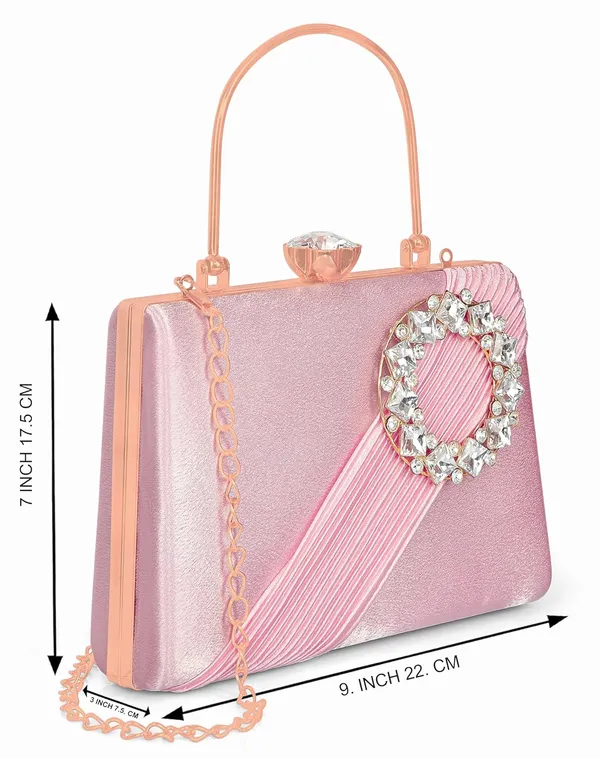 Pink_Radiant_Halo_Satin_Clutch_For_Women_&_Girls_(22_X_10_X_17.5_Cm)