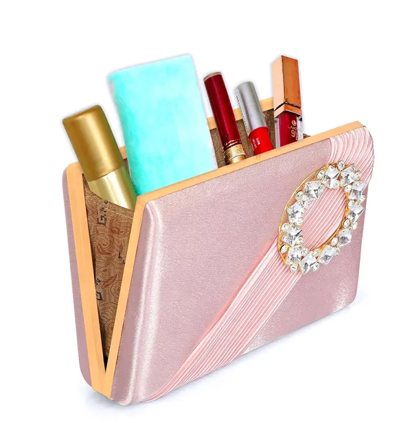Pink_Radiant_Halo_Satin_Clutch_For_Women_&_Girls_(22_X_10_X_17.5_Cm)