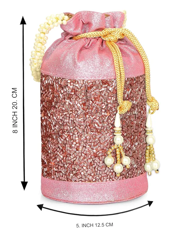 Pink_Gilded_Grace_Designer_Beaded_Potli_With_Pearl_Handle_For_Women_&_Girls_(12.5_X_12.5_X_20_Cm)