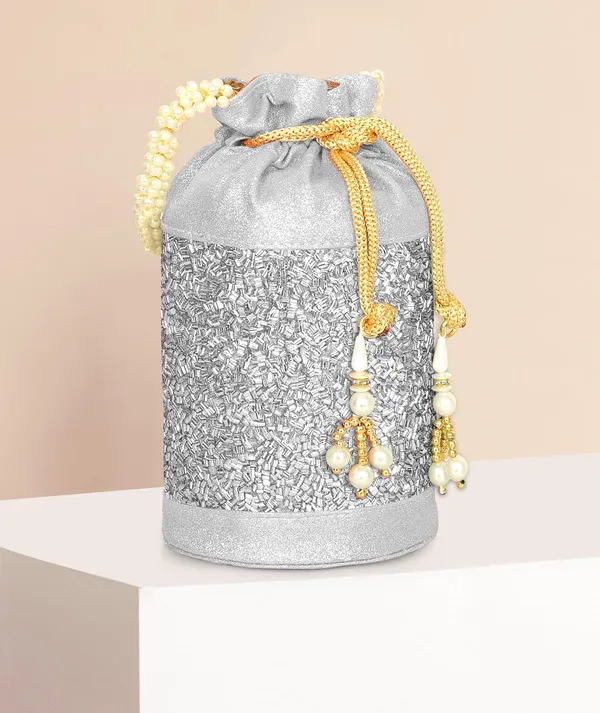 Silver_Gilded_Grace_Designer_Beaded_Potli_With_Pearl_Handle_