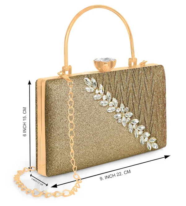 Brown_Premium_Satin_Evening_Clutch_With_Crystal_Kiss_Lock_&_Versatile_Chain_Strap_For_Women_&_Girls_(22_X_10_X_15_Cm)