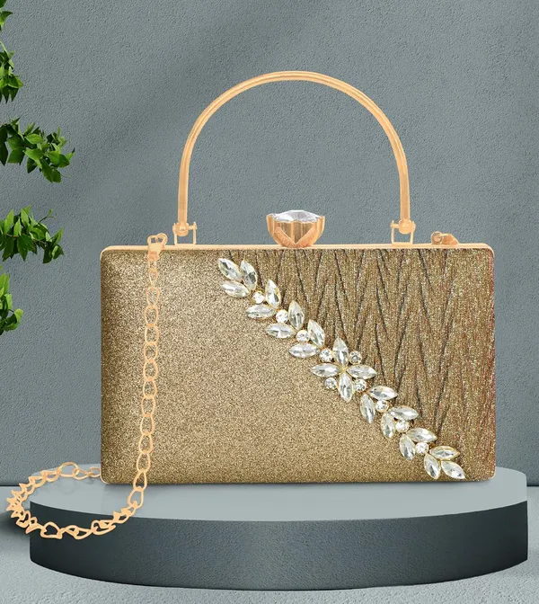 Brown_Premium_Satin_Evening_Clutch_With_Crystal_Kiss_Lock_&_Versatile_Chain_Strap_For_Women_&_Girls_(22_X_10_X_15_Cm)