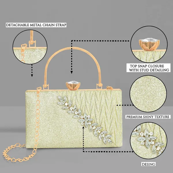 Gold_Premium_Satin_Evening_Clutch_With_Crystal_Kiss_Lock_&_Versatile_Chain_Strap_For_Women_&_Girls_(22_X_10_X_15_Cm)