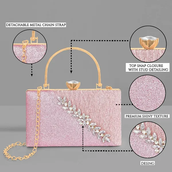 Pink_Premium_Satin_Evening_Clutch_With_Crystal_Kiss_Lock_&_Versatile_Chain_Strap_For_Women_&_Girls_(22_X_10_X_15_Cm)