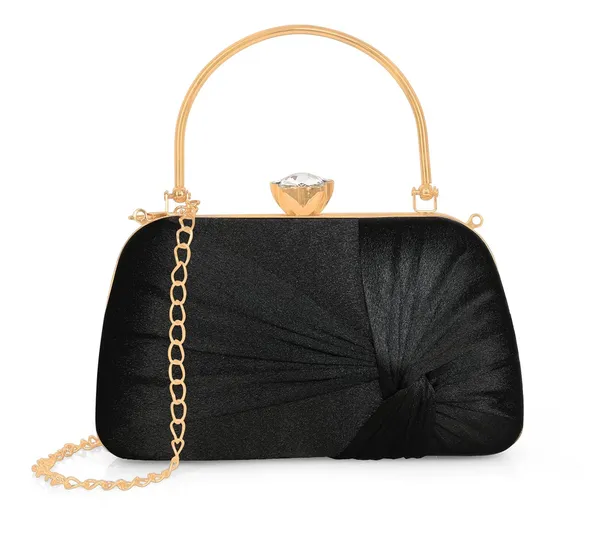 Black_Glimmer_Luxe_Satin_Evening_Clutch_With_Detachable_Chain_Strap_For_Women_&_Girls_(22_X_10_X_15_Cm)