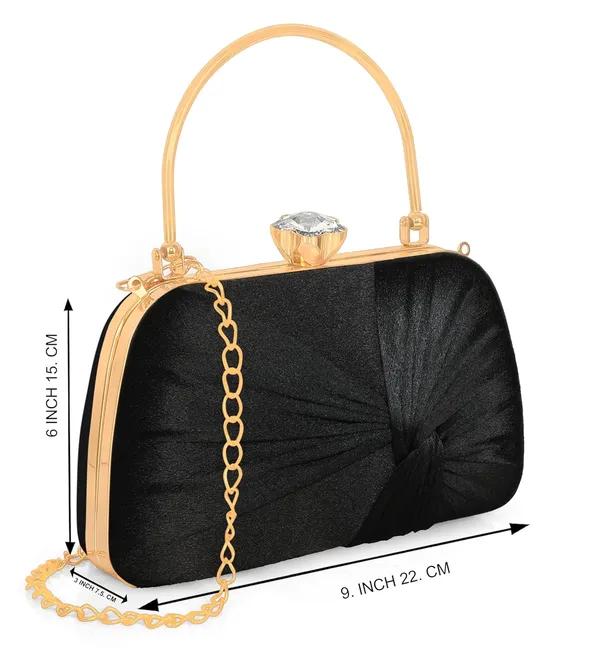 Black_Glimmer_Luxe_Satin_Evening_Clutch_With_Detachable_Chain_Strap_For_Women_&_Girls_(22_X_10_X_15_Cm)