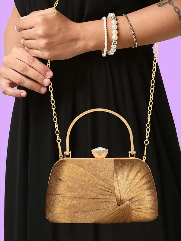 Brown_Glimmer_Luxe_Satin_Evening_Clutch_With_Detachable_Chain_Strap_For_Women_&_Girls_(22_X_10_X_15_Cm)
