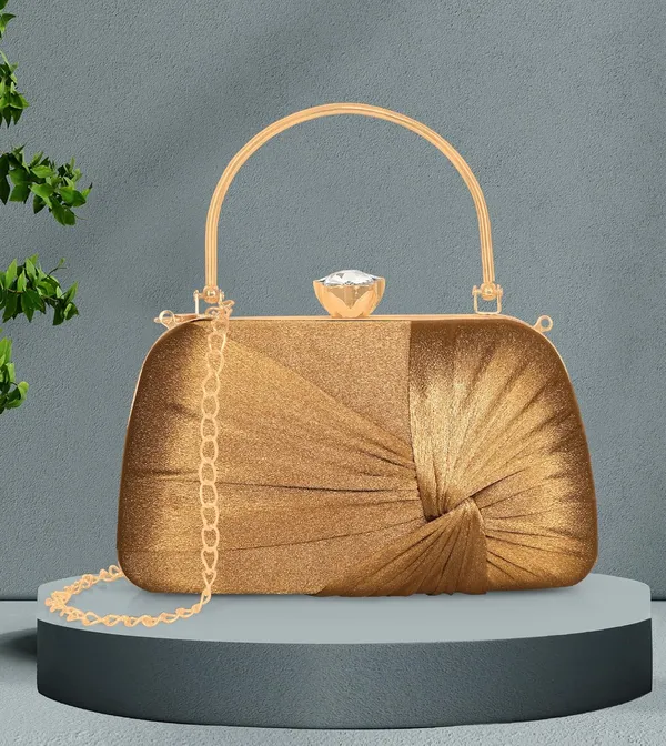 Brown_Glimmer_Luxe_Satin_Evening_Clutch_With_Detachable_Chain_Strap_For_Women_&_Girls_(22_X_10_X_15_Cm)