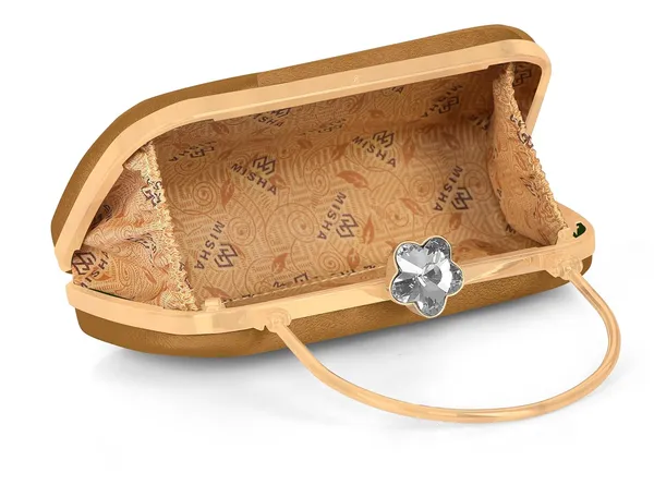 Brown_Glimmer_Luxe_Satin_Evening_Clutch_With_Detachable_Chain_Strap_For_Women_&_Girls_(22_X_10_X_15_Cm)