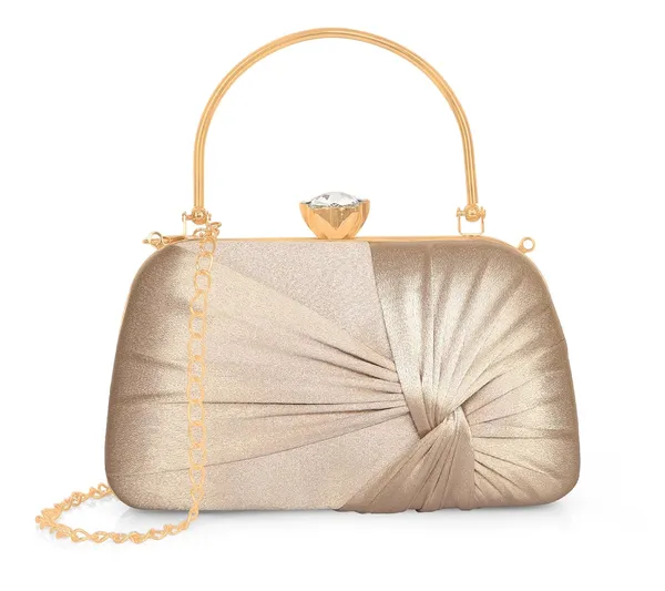 Dust_Glimmer_Luxe_Satin_Evening_Clutch_With_Detachable_Chain_Strap_For_Women_&_Girls_(22_X_10_X_15_Cm)