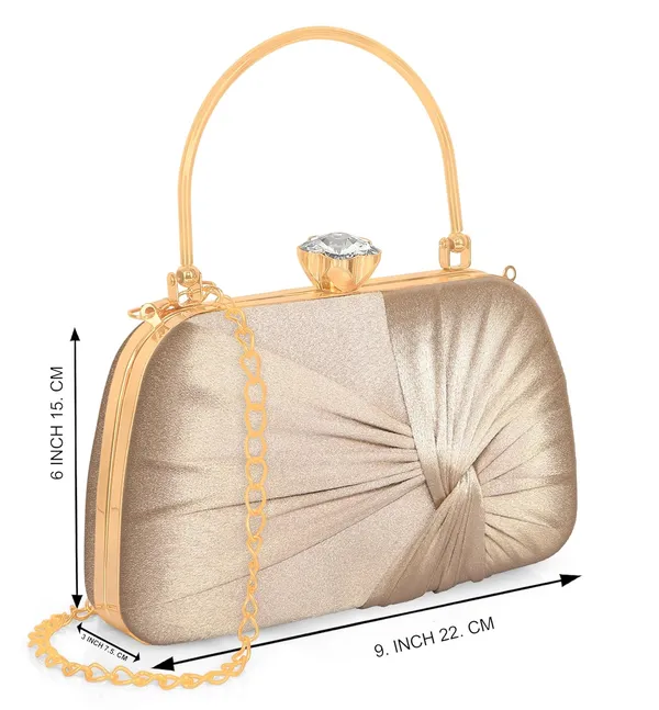Dust_Glimmer_Luxe_Satin_Evening_Clutch_With_Detachable_Chain_Strap_For_Women_&_Girls_(22_X_10_X_15_Cm)